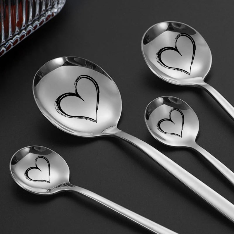 Silverware Set Including Spoons and Forks and Knife Portable Stainless Steel Dinner Flatware Set Silvery Cutlery Set Mirror Finish Dishwasher Safe
