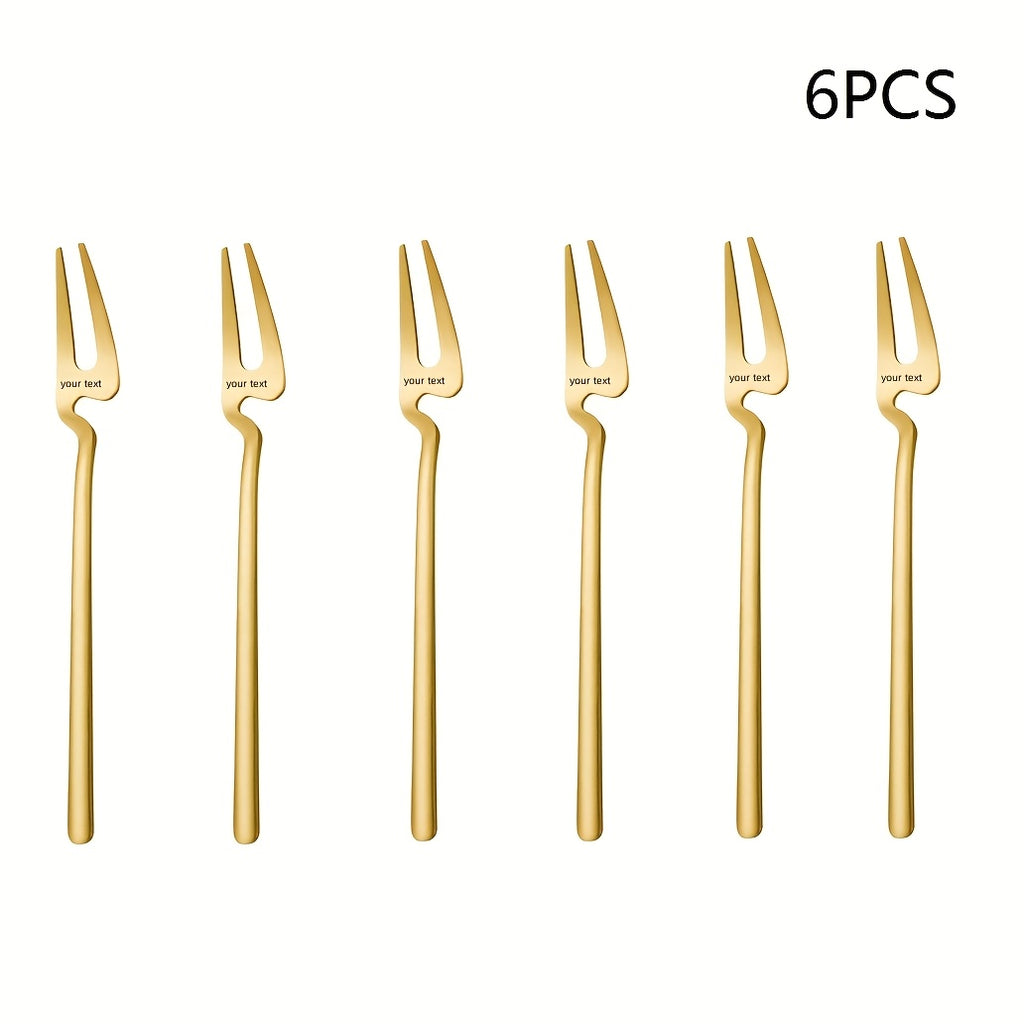 6/12pcs Set of Stainless Steel Spoons, Creative Sandblasting Cup Spoons, Western Knife And Fork Spoons, Dessert Coffee Spoons, Fork Dessert Spoons, Unique Square Spoon, Black Silver Golden