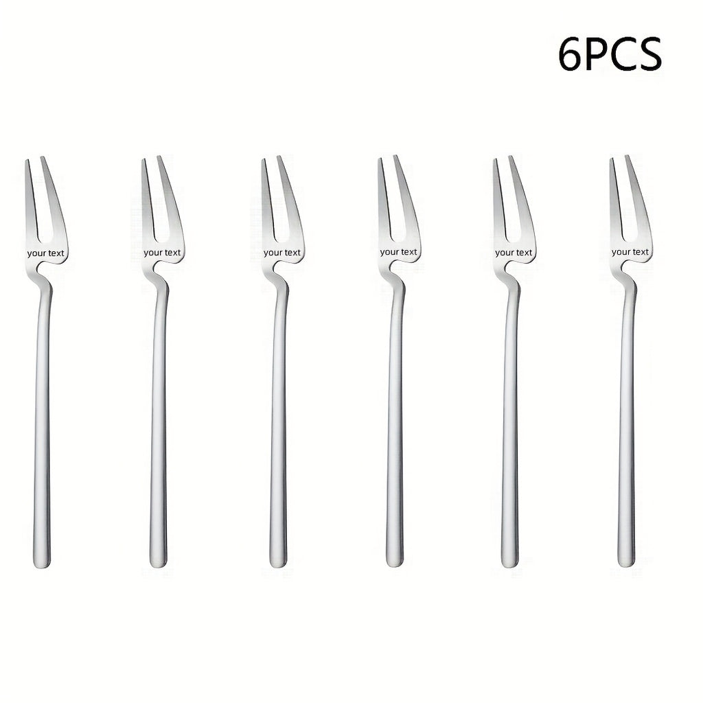 6/12pcs Set of Stainless Steel Spoons, Creative Sandblasting Cup Spoons, Western Knife And Fork Spoons, Dessert Coffee Spoons, Fork Dessert Spoons, Unique Square Spoon, Black Silver Golden