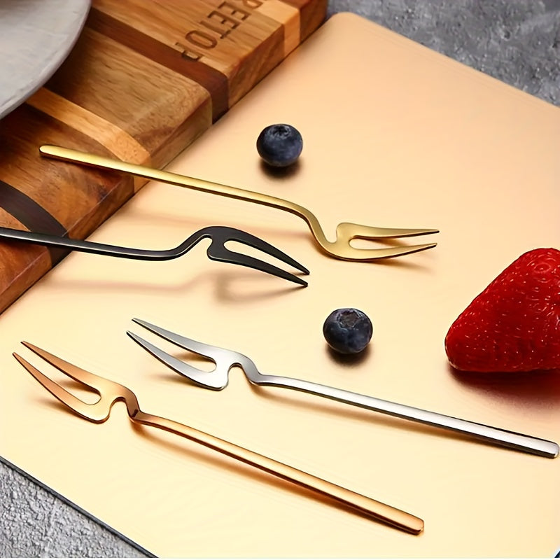 6/12pcs Set of Stainless Steel Spoons, Creative Sandblasting Cup Spoons, Western Knife And Fork Spoons, Dessert Coffee Spoons, Fork Dessert Spoons, Unique Square Spoon, Black Silver Golden