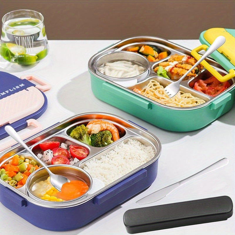 Camping Cutlery Set with Portable Case Stainless Steel Flatware Camping Utensil Set Food Grade Knife Fork Spoon Silverware for Outdoor Travel Picnic Office School Lunch Box Black